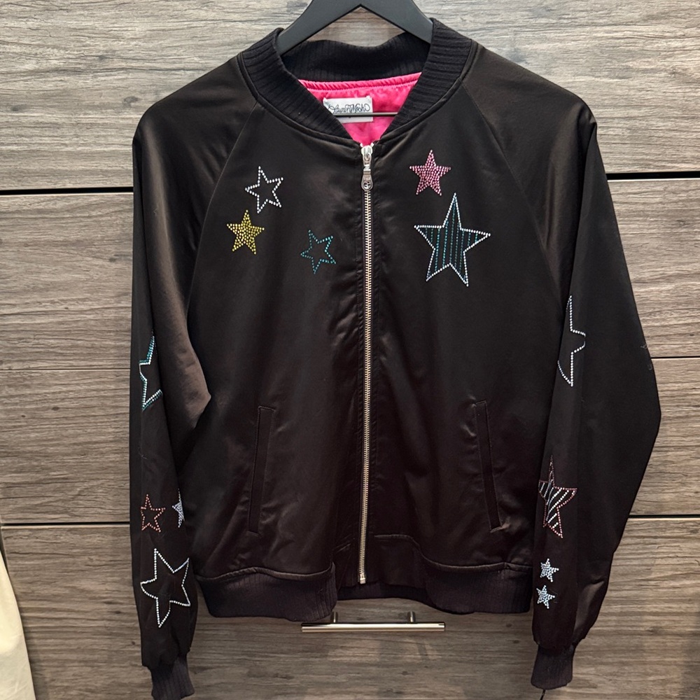 Lauren Moshi satin bomber